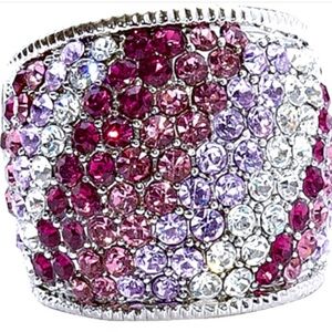 Park Lane Size 10 Wisteria Ring Ombre Purples Sparkly Statement 🆕